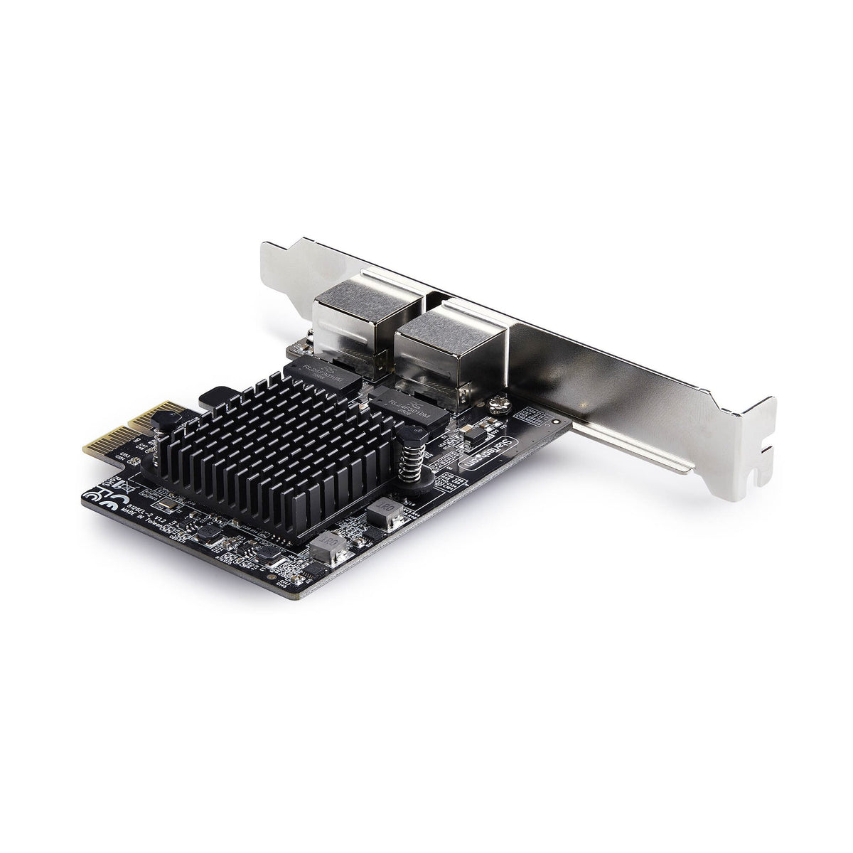 StarTech.com 2-ports 5G Gigabit PCIe-kortadapter för nätverk, 5G/2,5G/1G/100M/10M PCI Express LAN-kort, Realtek RTL8126, Windows och Linux, TAA-kompatibelt