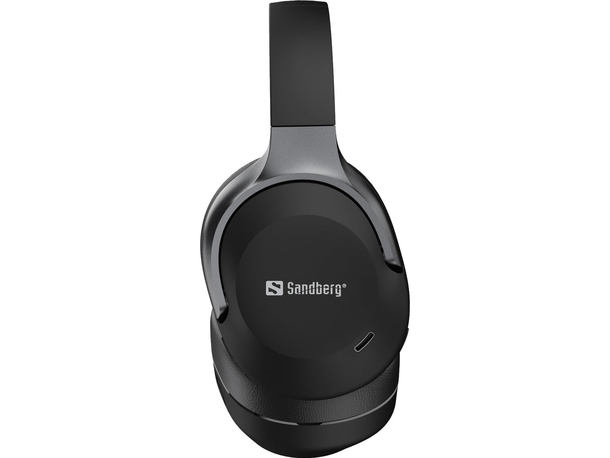 Sandberg 126-53 hörlur och headset Trådlös Huvudband Samtal/musik Bluetooth Svart