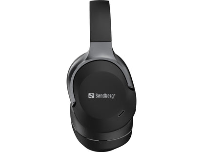Sandberg 126-53 hörlur och headset Trådlös Huvudband Samtal/musik Bluetooth Svart