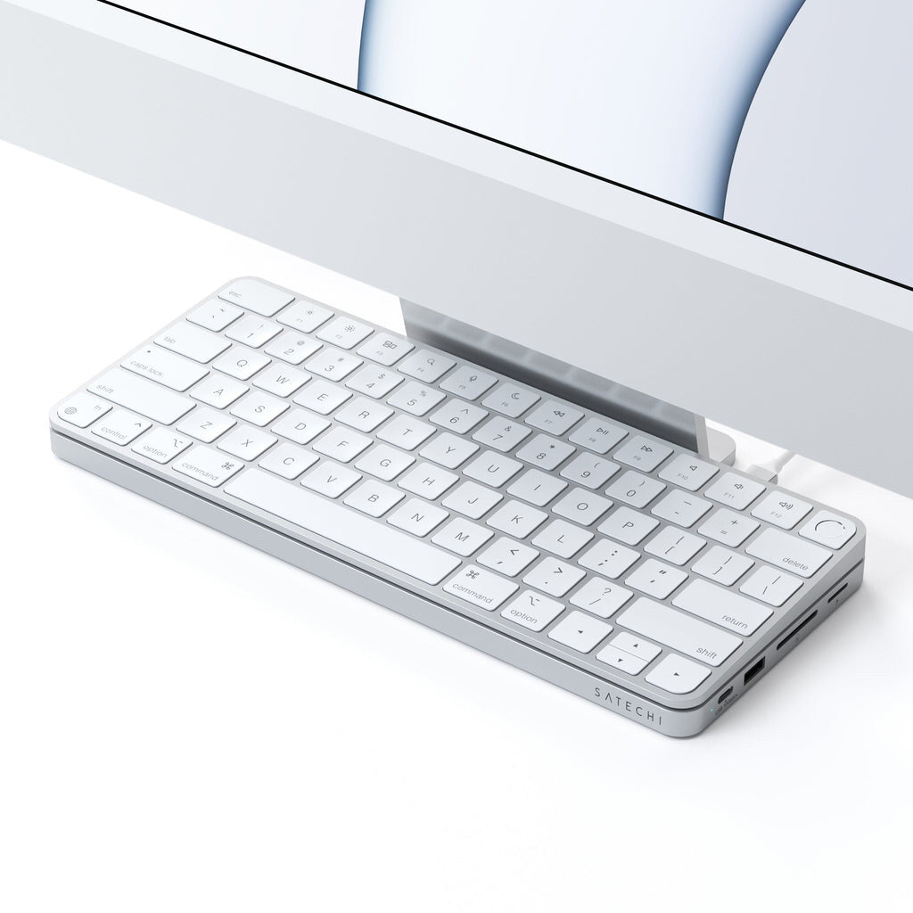 Satechi ST-UCISDS dockningsstationer för bärbara datorer Kabel USB 3.2 Gen 2 (3.1 Gen 2) Type-C Silver