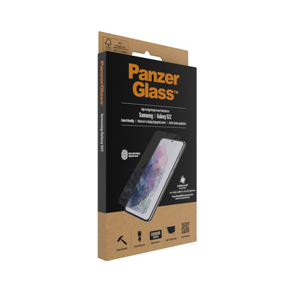 PanzerGlass ® UltraForce1 Samsung Galaxy S22 5G | Screen Protector Genomskinligt skärmskydd 1 styck