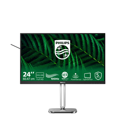 Philips 5000 series 24B2G5200/00 platta pc-skärmar 60,5 cm (23.8") 1920 x 1080 pixlar Full HD LCD Antracit