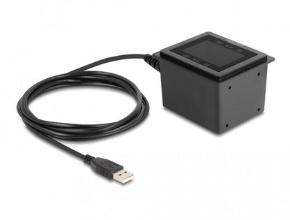 DeLOCK 90600 streckkodsläsare Inbyggd streckkodsläsare 1D/2D CMOS Svart