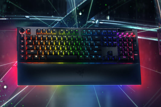 Razer BlackWidow V4 Pro tangentbord Spela USB QWERTZ tyska Svart