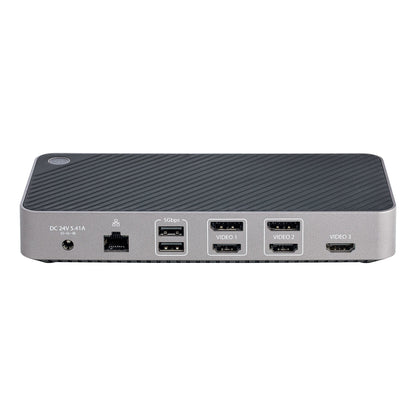 StarTech.com 116E-USBC-DOCK dockningsstationer för bärbara datorer Kabel USB 3.2 Gen 2 (3.1 Gen 2) Type-C Grå, Silver