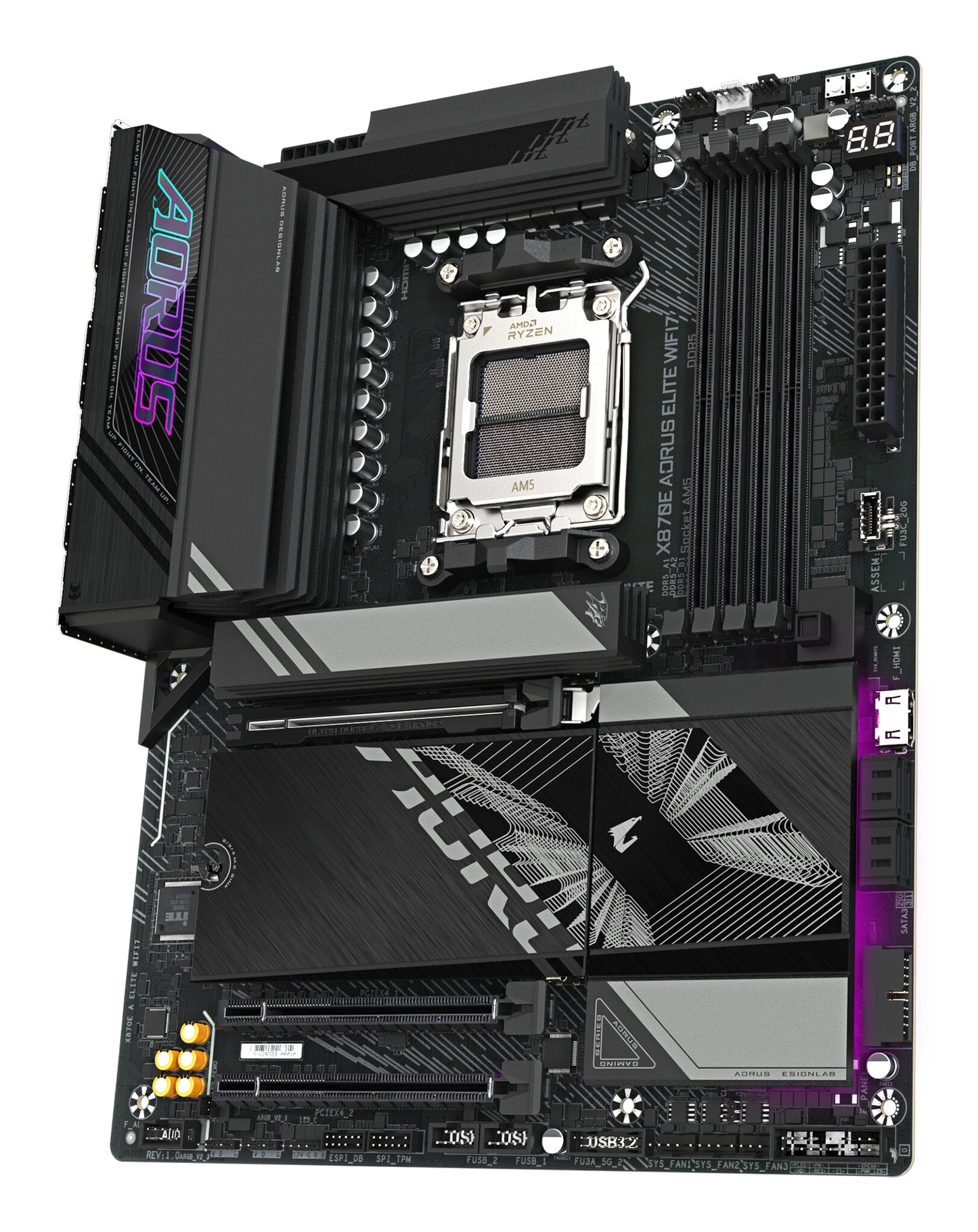 GIGABYTE X870E AORUS ELITE WIFI7 AMD X870E AM5-sockel ATX