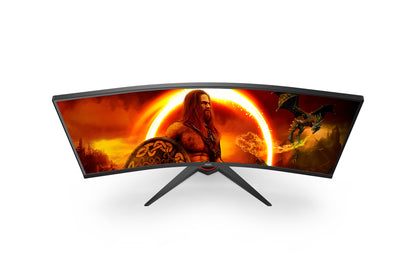 AOC G2 CU34G2XE/BK LED display 86,4 cm (34") 3440 x 1440 pixlar Wide Quad HD LCD Svart, Röd