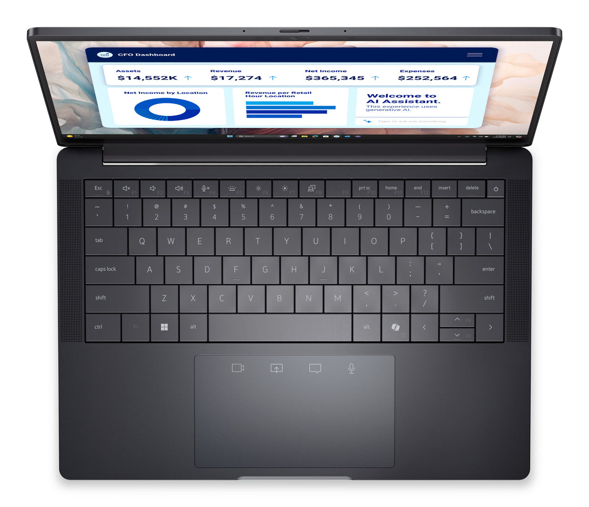 DELL Pro 13 Premium PA13250 Copilot+ PC Intel Core Ultra 7 266V Bärbar dator 33,8 cm (13.3") Full HD+ 16 GB LPDDR5x-SDRAM 512 GB SSD Wi-Fi 7 (802.11be) Windows 11 Pro tyska Svart