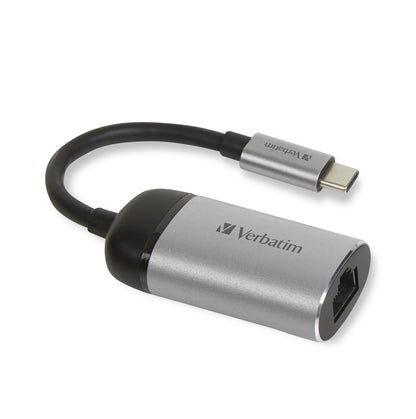 Verbatim 49146 dockningsstationer för bärbara datorer USB 3.2 Gen 1 (3.1 Gen 1) Type-C Svart, Silver