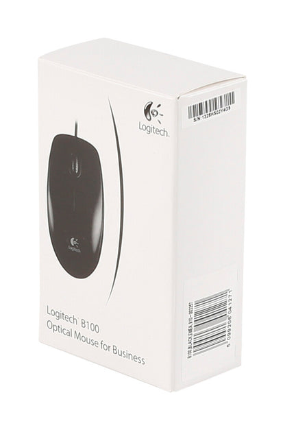 Logitech B100 datormöss Kontor Ambidextrous USB Type-A Optisk 800 DPI