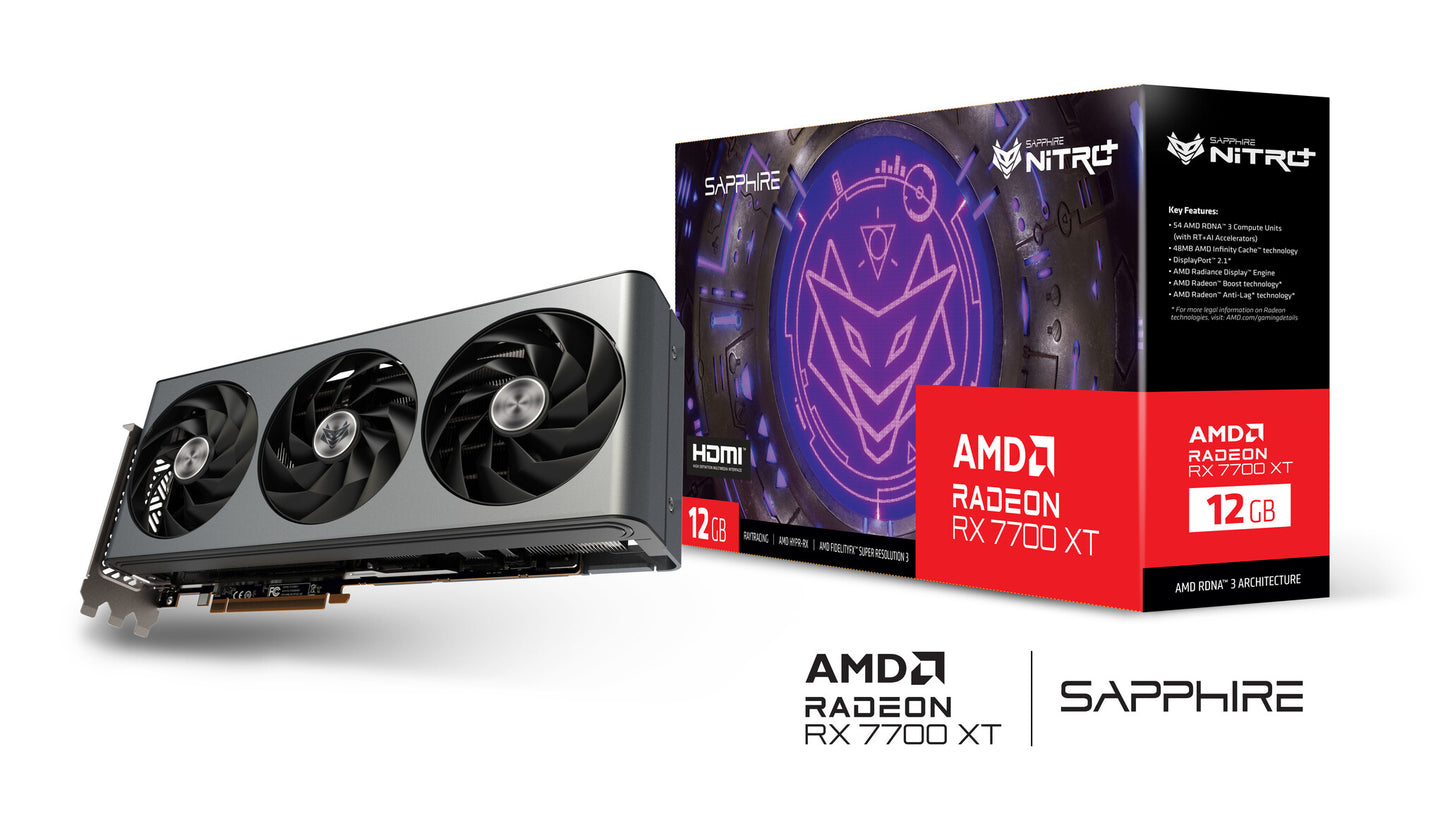 Sapphire NITRO+ Radeon RX 7700 XT AMD 12 GB GDDR6