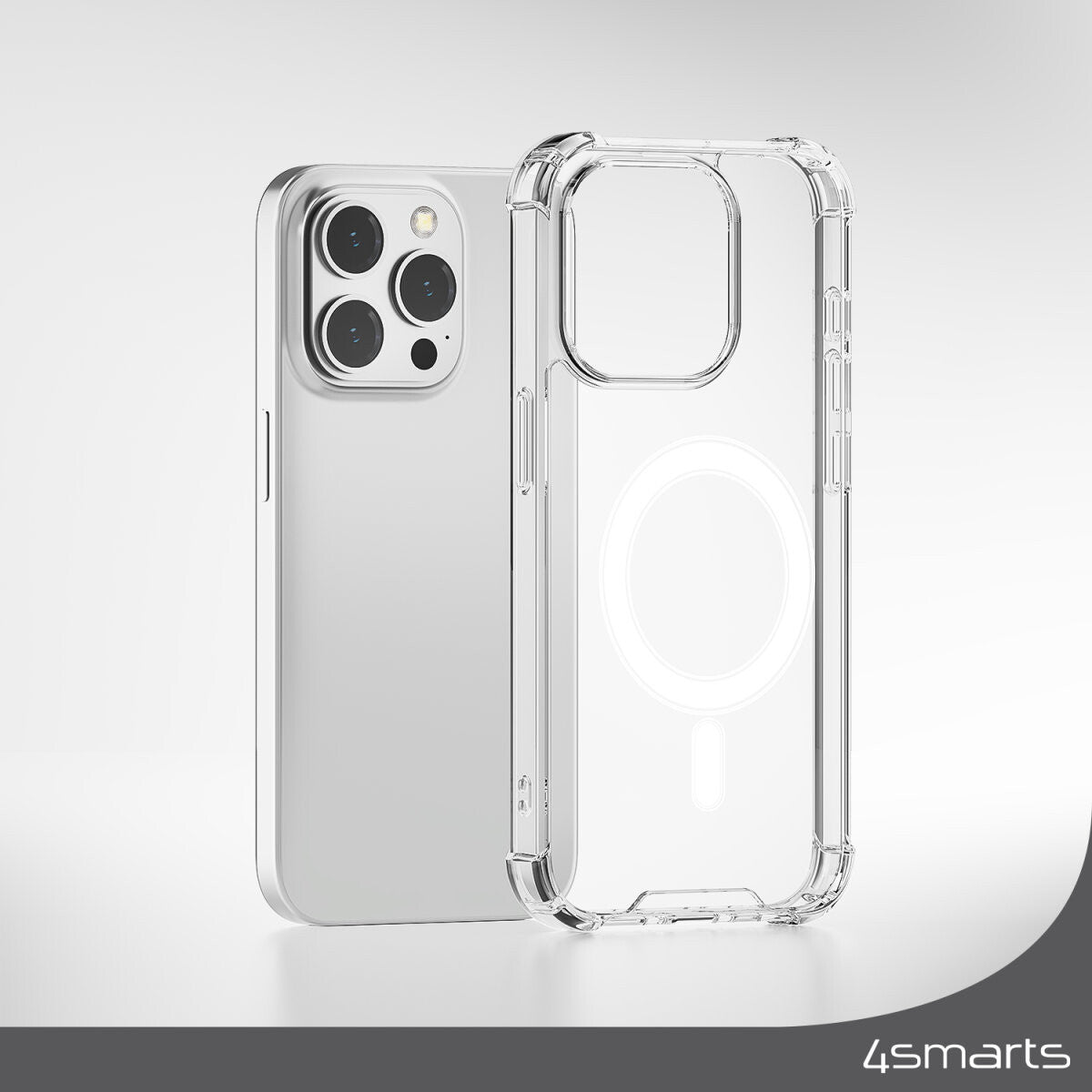 4smarts Ibiza mobiltelefonfodral 17 cm (6.7") Hårt fodral Transparent