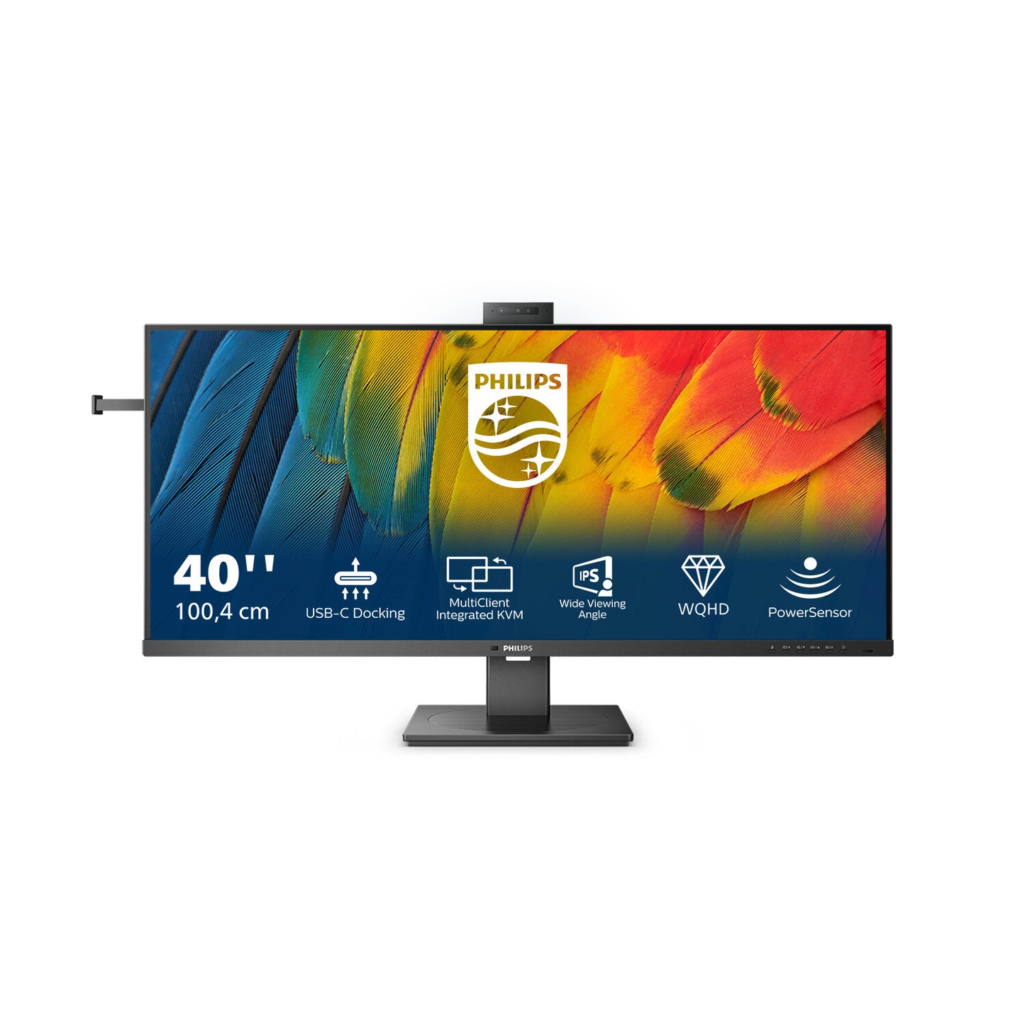 Philips 5000 series 40B1U5601H/00 platta pc-skärmar 101,6 cm (40") 3440 x 1440 pixlar Wide Quad HD LCD Svart