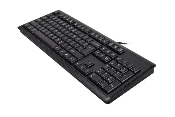 A4Tech KR-92 tangentbord Universal USB QWERTY Engelsk Svart