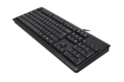 A4Tech KR-92 tangentbord Universal USB QWERTY Engelsk Svart