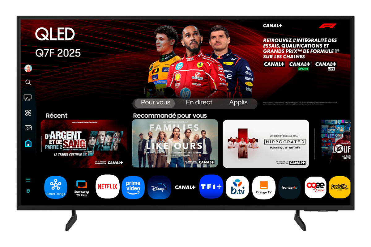Samsung TQ65Q7FAAU 165,1 cm (65") 4K Ultra HD Smart-TV Wi-Fi Svart