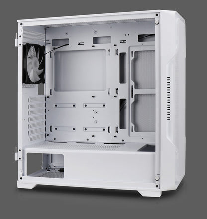 Nanoxia DS-9ARGB-W datorväskor Midi Tower Vit