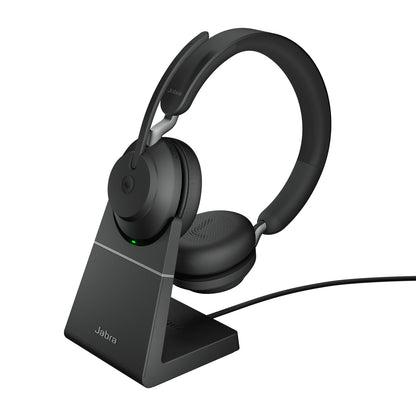 Jabra Evolve2 65 Headset Trådlös Huvudband Kontor/callcenter USB Type-A Bluetooth Svart