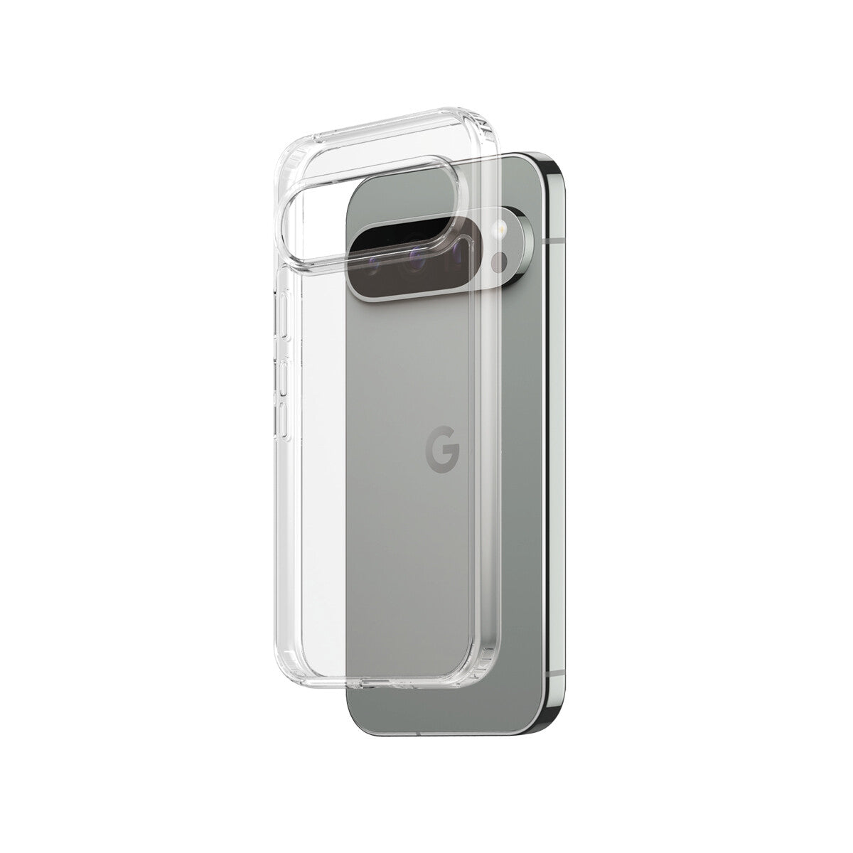 PanzerGlass ® HardCase Transparent Google Pixel 9 Pro | 9 mobiltelefonfodral Omslag