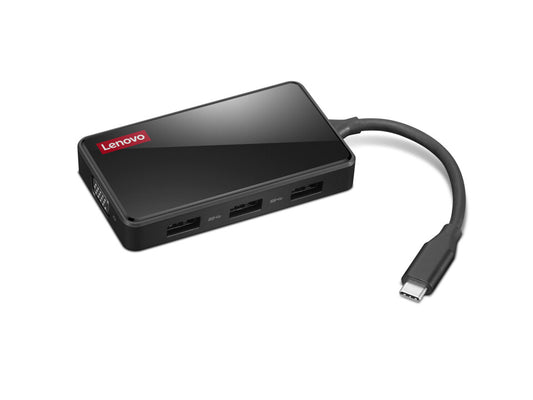 Lenovo GX91M73945 dockningsstationer för bärbara datorer Kabel USB 3.2 Gen 1 (3.1 Gen 1) Type-C Svart