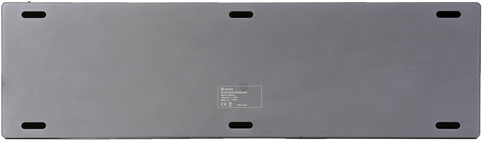 Voxicon DK-290B-BLK tangentbord Bluetooth Nordic Svart, Silver