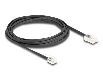 DeLOCK 88037 telefonkablar 3 m Svart