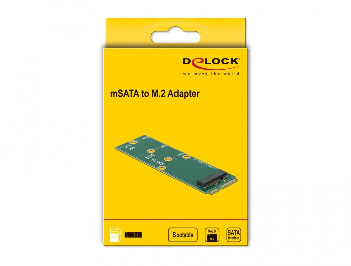 DeLOCK 64109 nätverkskort/adapters Intern M.2