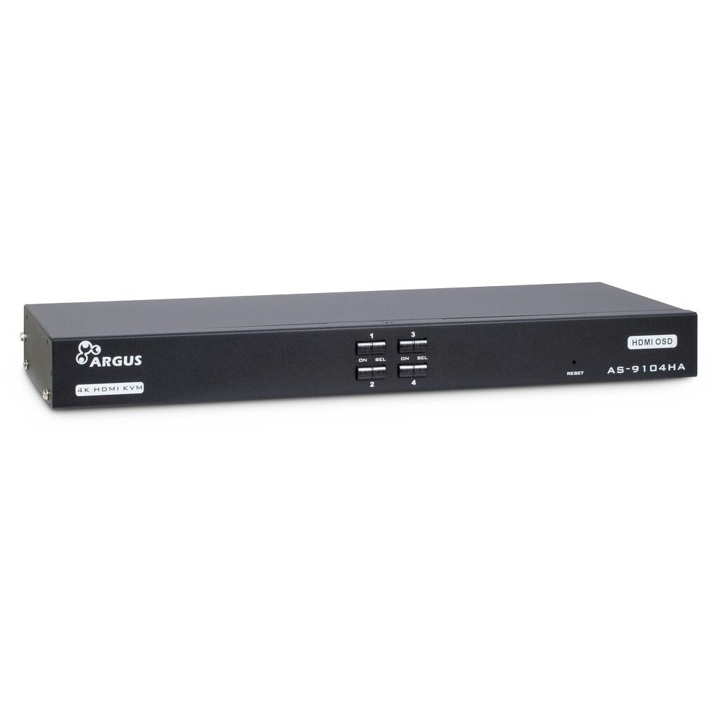 Inter-Tech KVM AS-9104HA KVM-switchar Svart