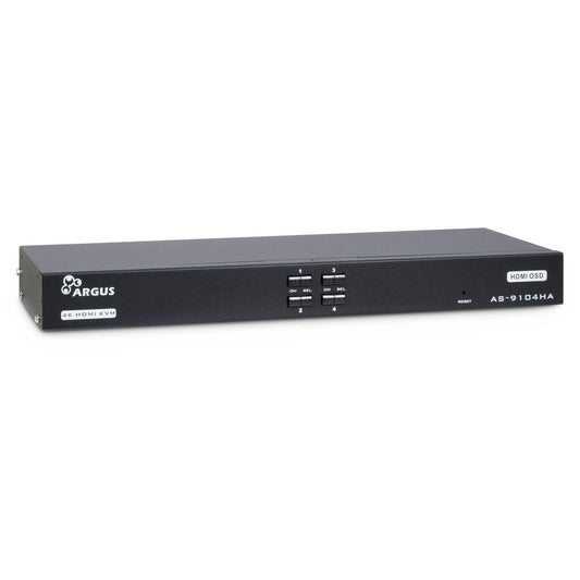 Inter-Tech KVM AS-9104HA KVM-switchar Svart