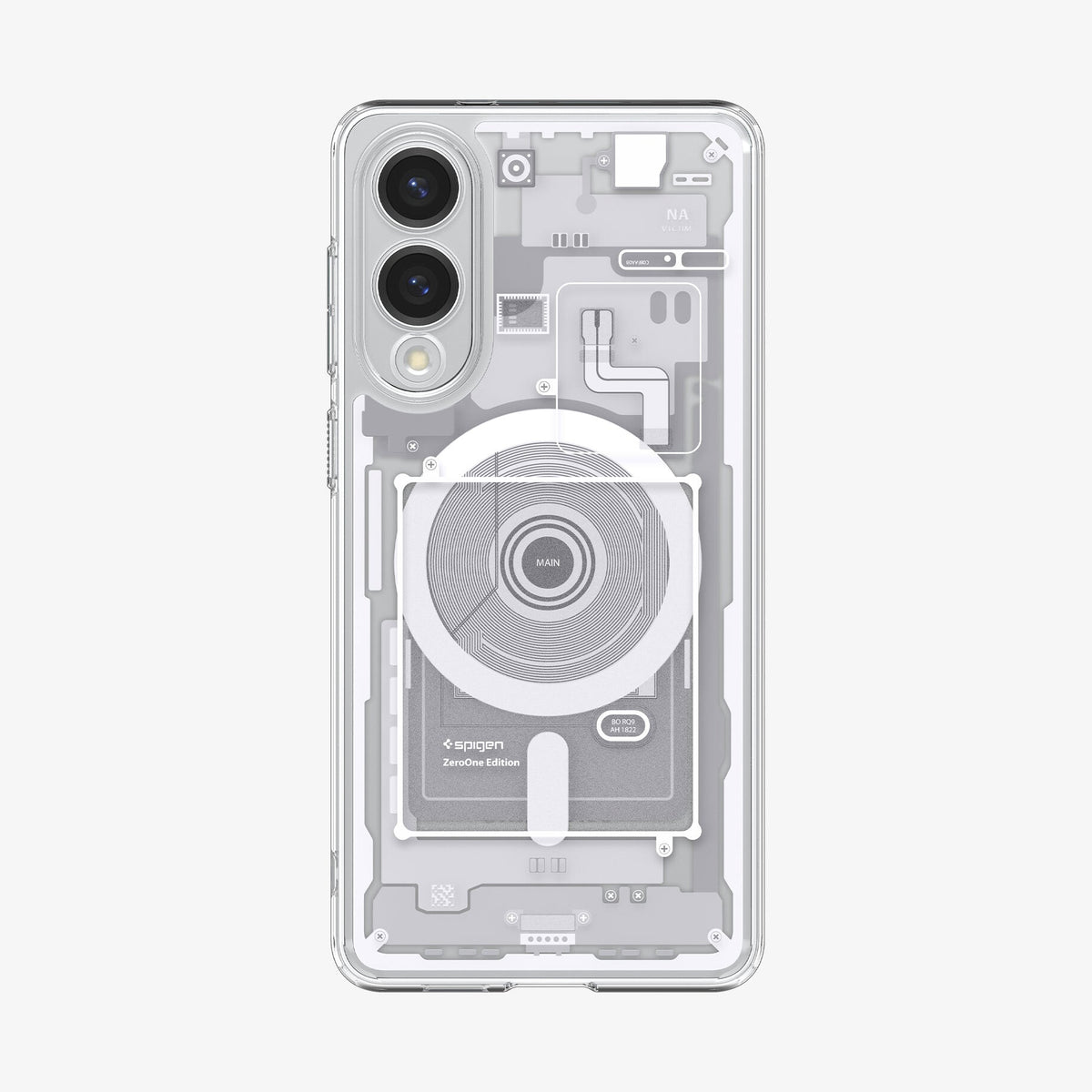 Spigen Ultra Hybrid Zero One (MagFit) mobiltelefonfodral 17 cm (6.7") Omslag Vit