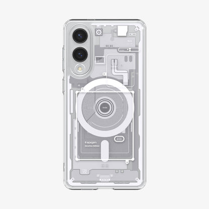 Spigen Ultra Hybrid Zero One (MagFit) mobiltelefonfodral 17 cm (6.7") Omslag Vit