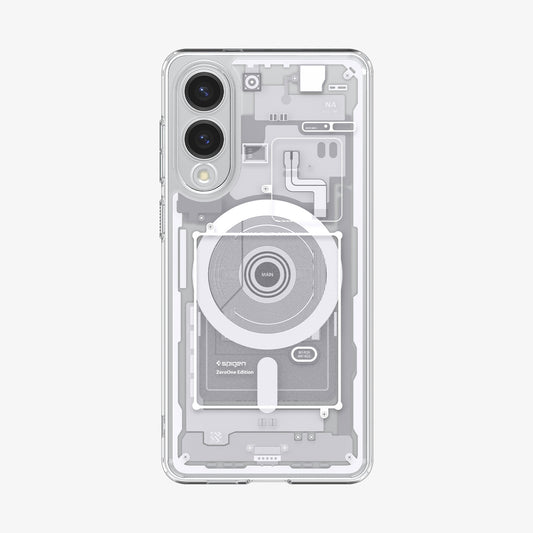 Spigen Ultra Hybrid Zero One (MagFit) mobiltelefonfodral 17 cm (6.7") Omslag Vit