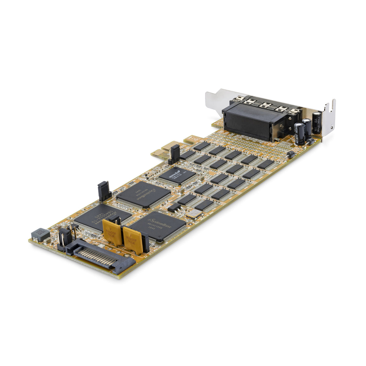 StarTech.com Seriellt kort i låg profil med 16 portar - RS232 - PCI Express