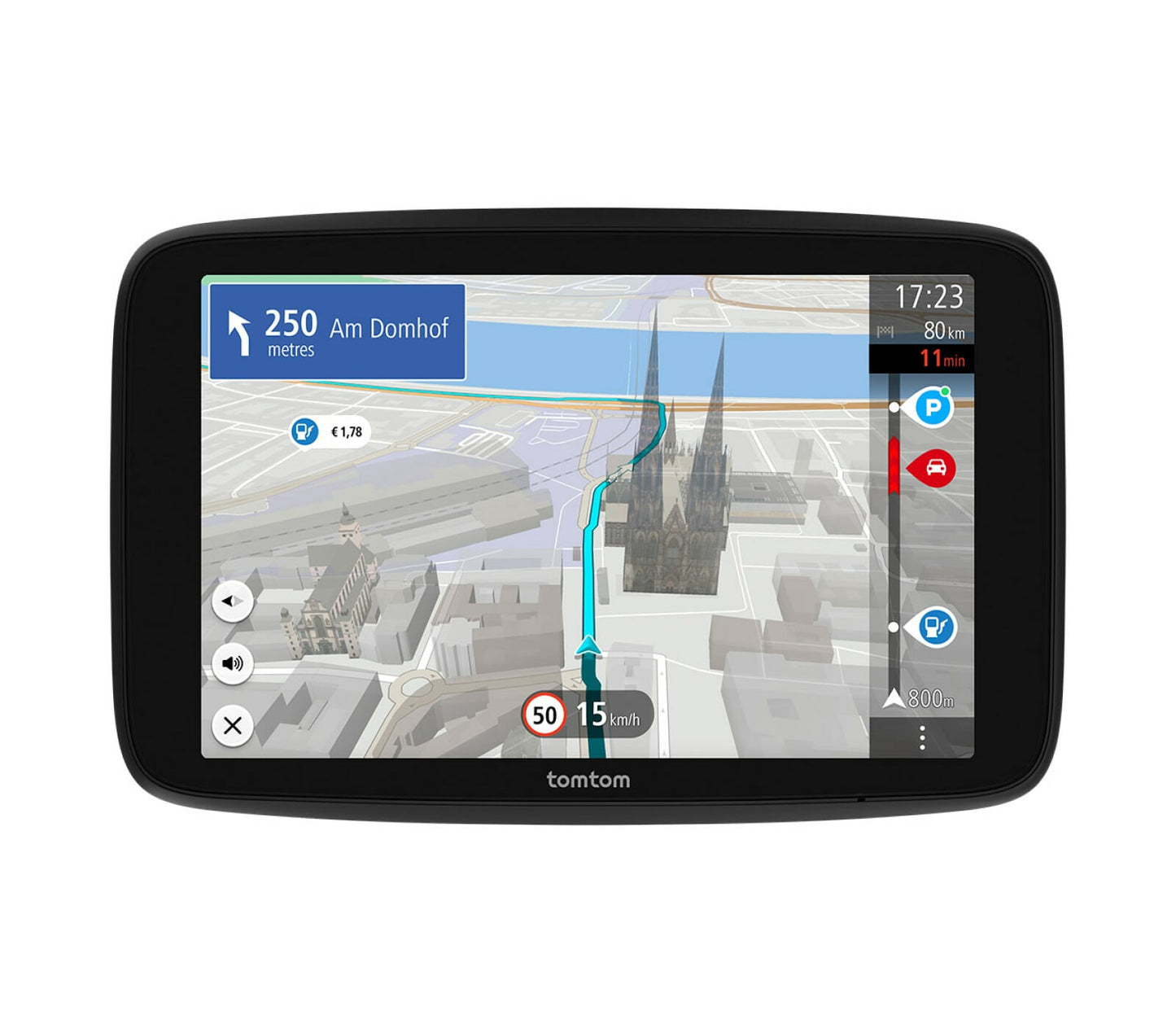 TomTom GO navigatorer Handheld / Fast 17,8 cm (7") Pekskärm Svart