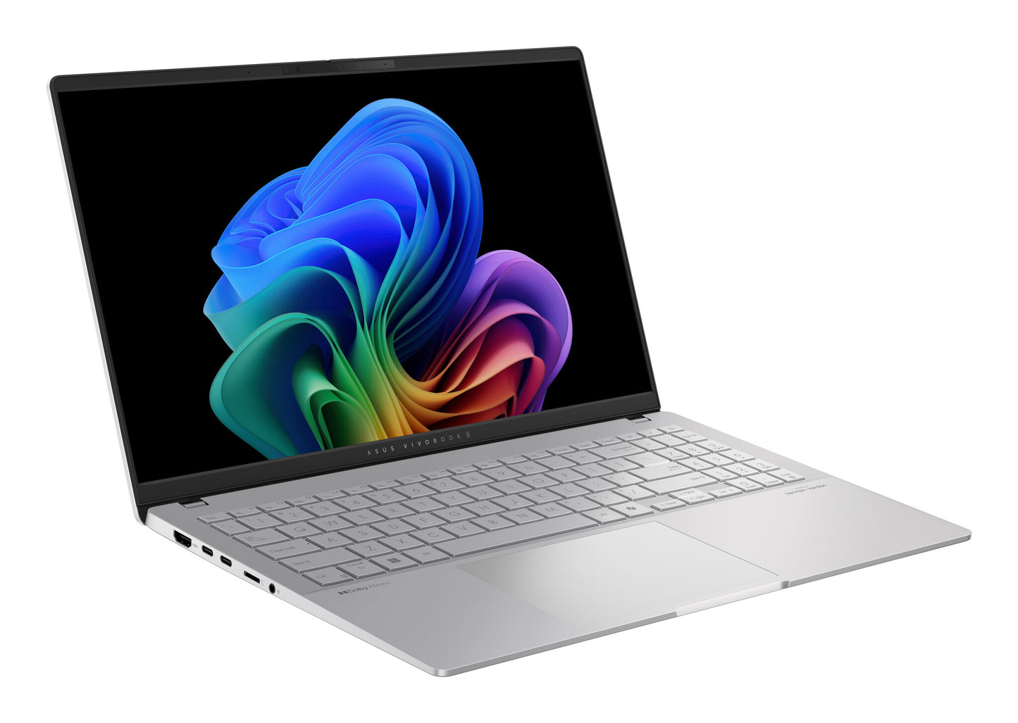 ASUS Vivobook S 15 OLED S5507QA-MA001W Qualcomm Snapdragon X1E-78-100 Bärbar dator 39,6 cm (15.6") 3K 32 GB LPDDR5x-SDRAM 1 TB SSD Wi-Fi 7 (802.11be) Windows 11 Home Silver