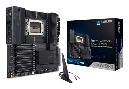 ASUS WRX80E-SAGE SE WIFI AMD WRX80 Socket SP3 Utökad ATX