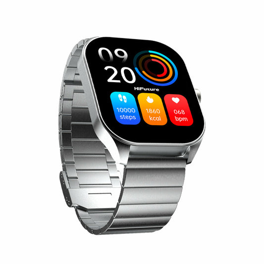 Hifuture Apex 5,18 cm (2.04") AMOLED 40 mm Digital 368 x 448 pixlar Pekskärm Silver