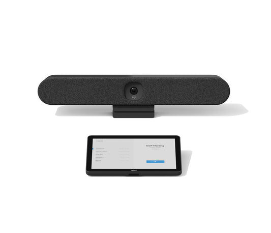 Logitech Rally Bar Huddle + Tap IP Graphite Bundle for Video Meeting Rooms