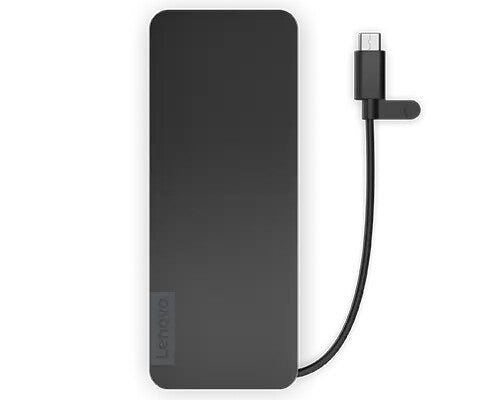 Lenovo 4X11N40212 dockningsstationer för bärbara datorer Kabel USB 3.2 Gen 1 (3.1 Gen 1) Type-C Svart