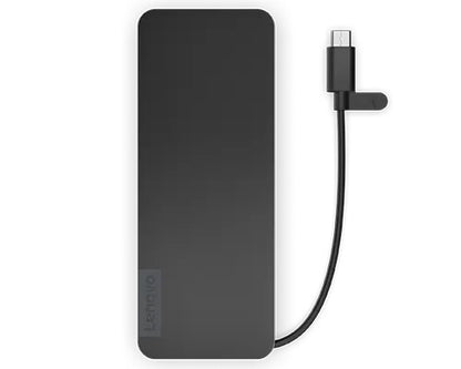 Lenovo 4X11N40212 dockningsstationer för bärbara datorer Kabel USB 3.2 Gen 1 (3.1 Gen 1) Type-C Svart