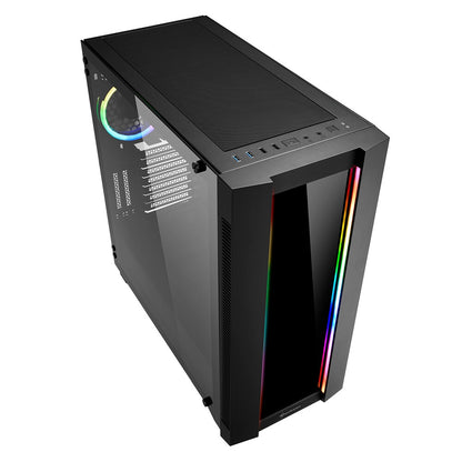 Sharkoon ELITE SHARK CA200G Midi Tower Svart