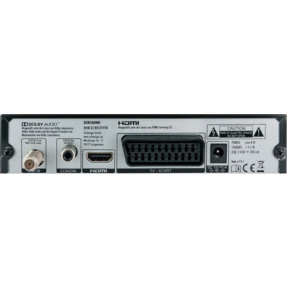 Schwaiger DSR500HD TV-set toppboxar Kabel Full HD Svart