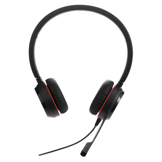 Jabra Evolve 20 Headset Kabel Huvudband Kontor/callcenter USB Type-A Svart