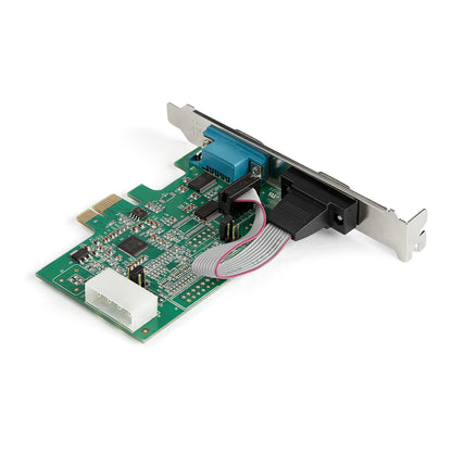 StarTech.com PCI Express RS232 seriell kortadapter med 2 portar - 16950 UART StarTech.com 2-portars PCI Express RS232-seriellt adapterkort - PCIe RS232-seriellt värdstyrenhetskort - PCIe till Dual Serial DB9-kort - 16950 UART - expansionskort - Windows &
