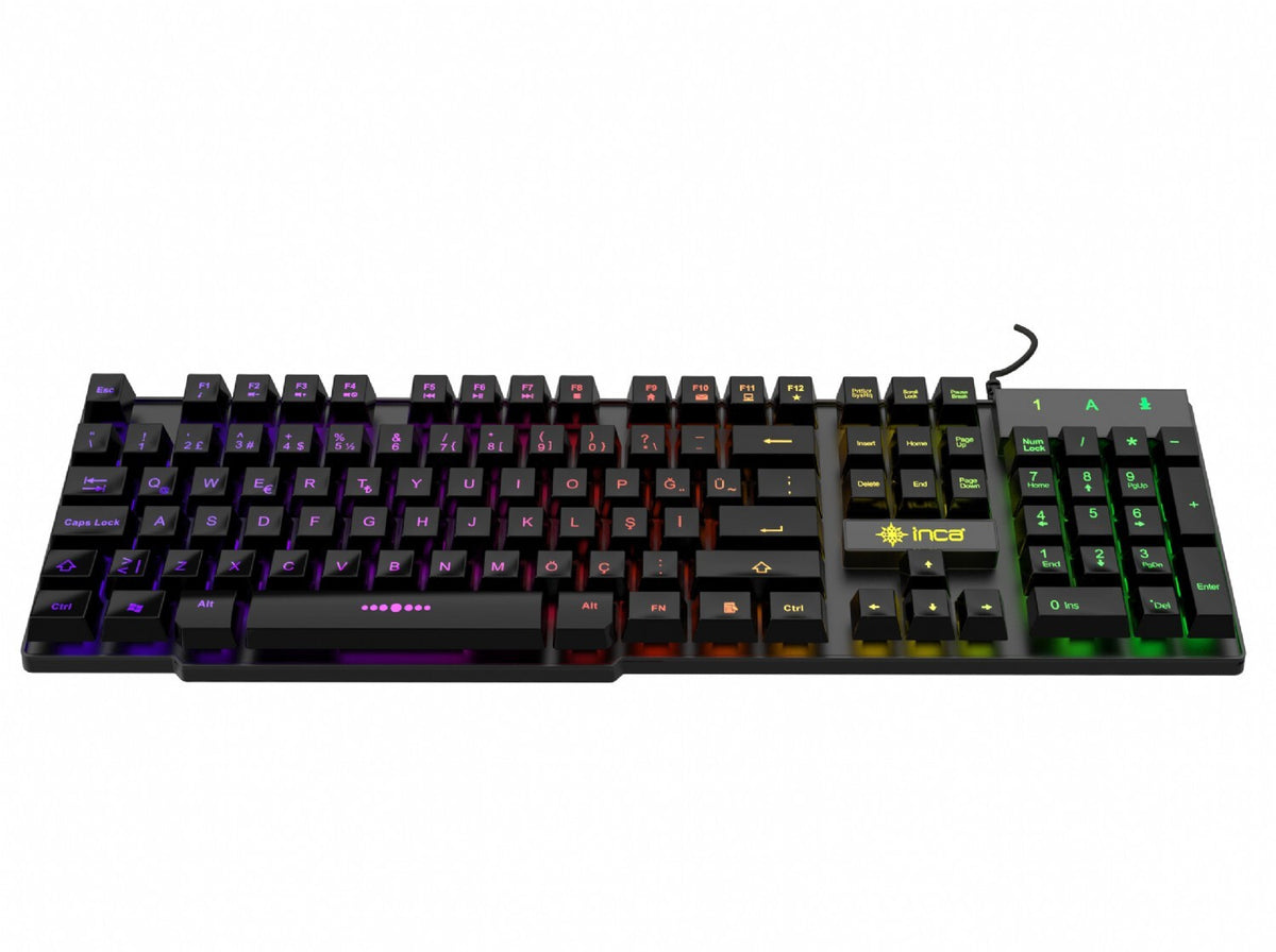Inca IKG-446 tangentbord Spela USB Svart