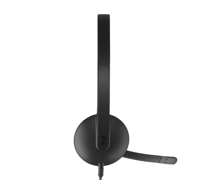 Logitech 981-000475 hörlur och headset Kabel Huvudband Kontor/callcenter USB Type-A Svart