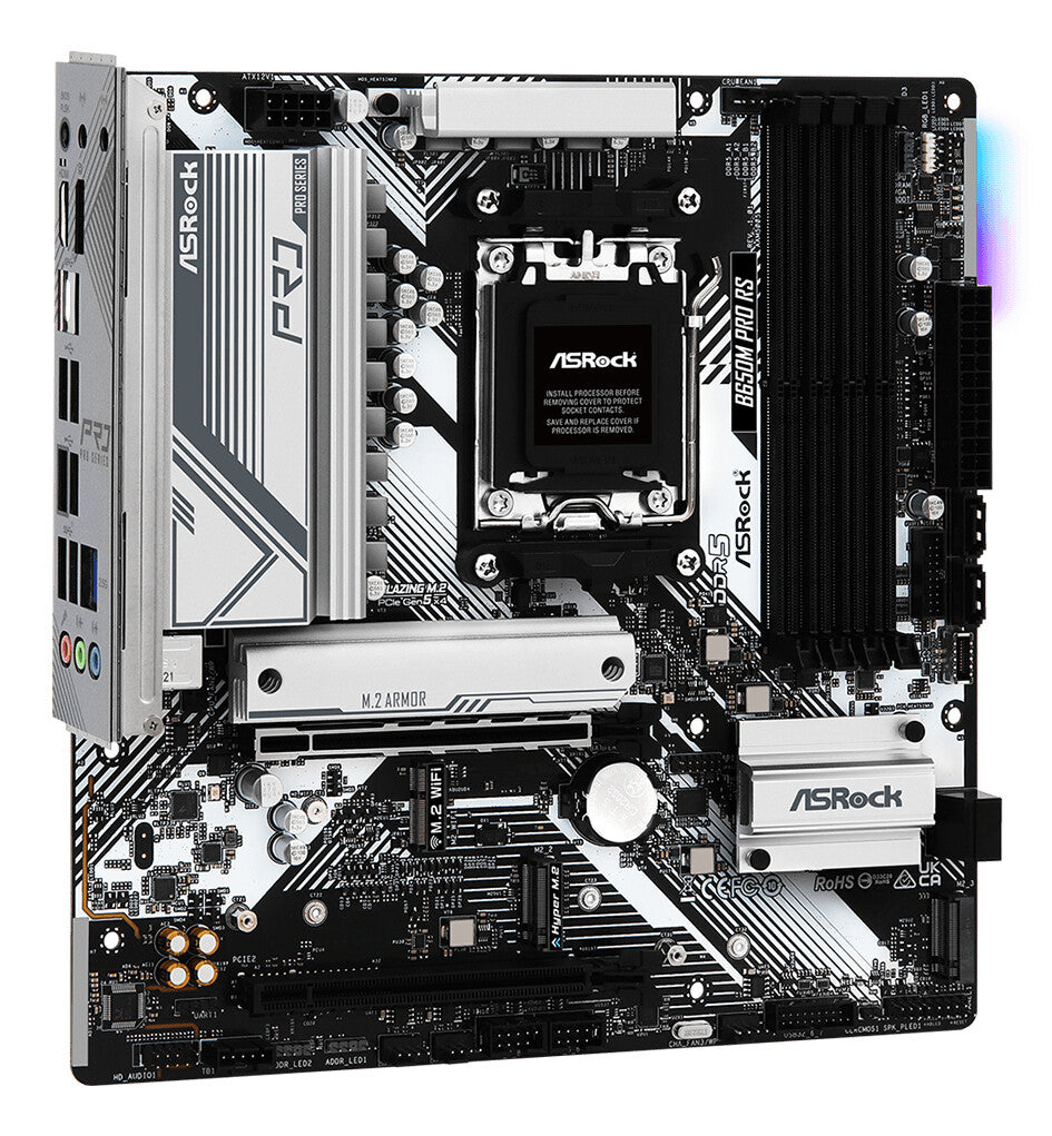Asrock B650M Pro RS AMD B650 AM5-sockel micro ATX