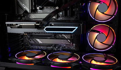 CAPTIVA Highend Gaming I73-925 Intel® Core™ i9 i9-13900KF 64 GB DDR5-SDRAM 2 TB SSD NVIDIA GeForce RTX 4070 Windows 11 Home Skrivbord PC Svart