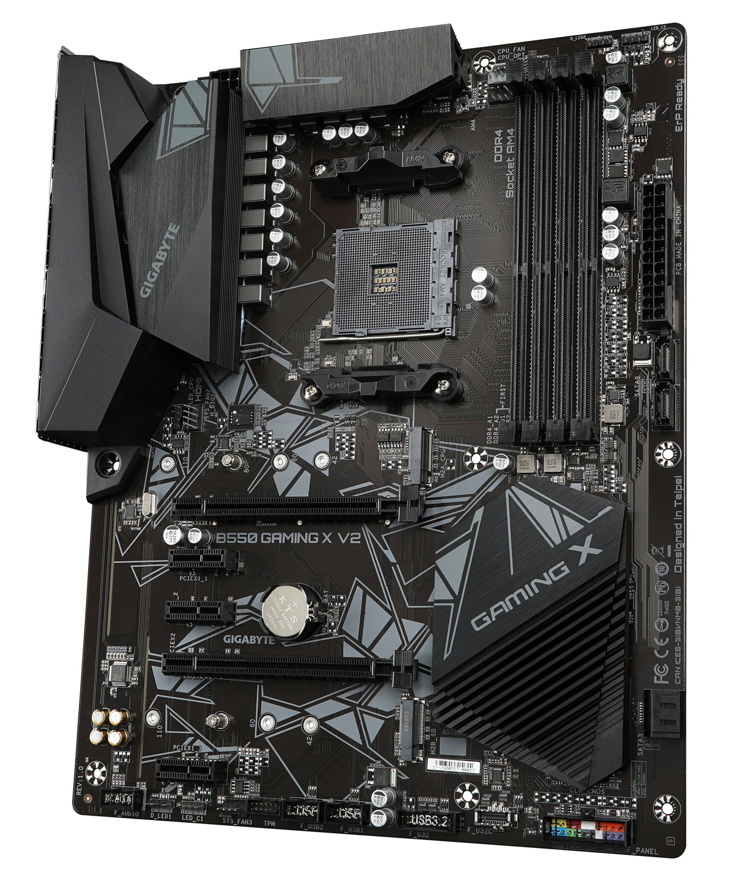 GIGABYTE B550 Gaming X V2 AMD B550 Uttag AM4 ATX