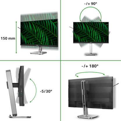 Philips 5000 series 27B2G5200/00 platta pc-skärmar 68,6 cm (27") 1920 x 1080 pixlar Full HD LCD Antracit